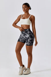 Tie Dye Scrunch Bum Shorts by bornfocus