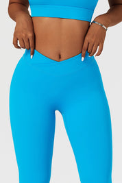 V Cross Waistband Butt-Sculpting Legging by bornfocus