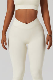 V Cross Waistband Butt-Sculpting Legging by bornfocus