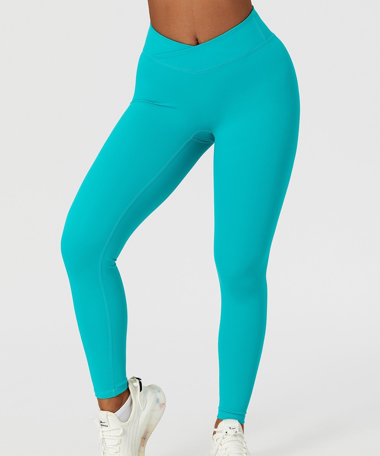 V Cross Waistband Butt-Sculpting Legging by bornfocus