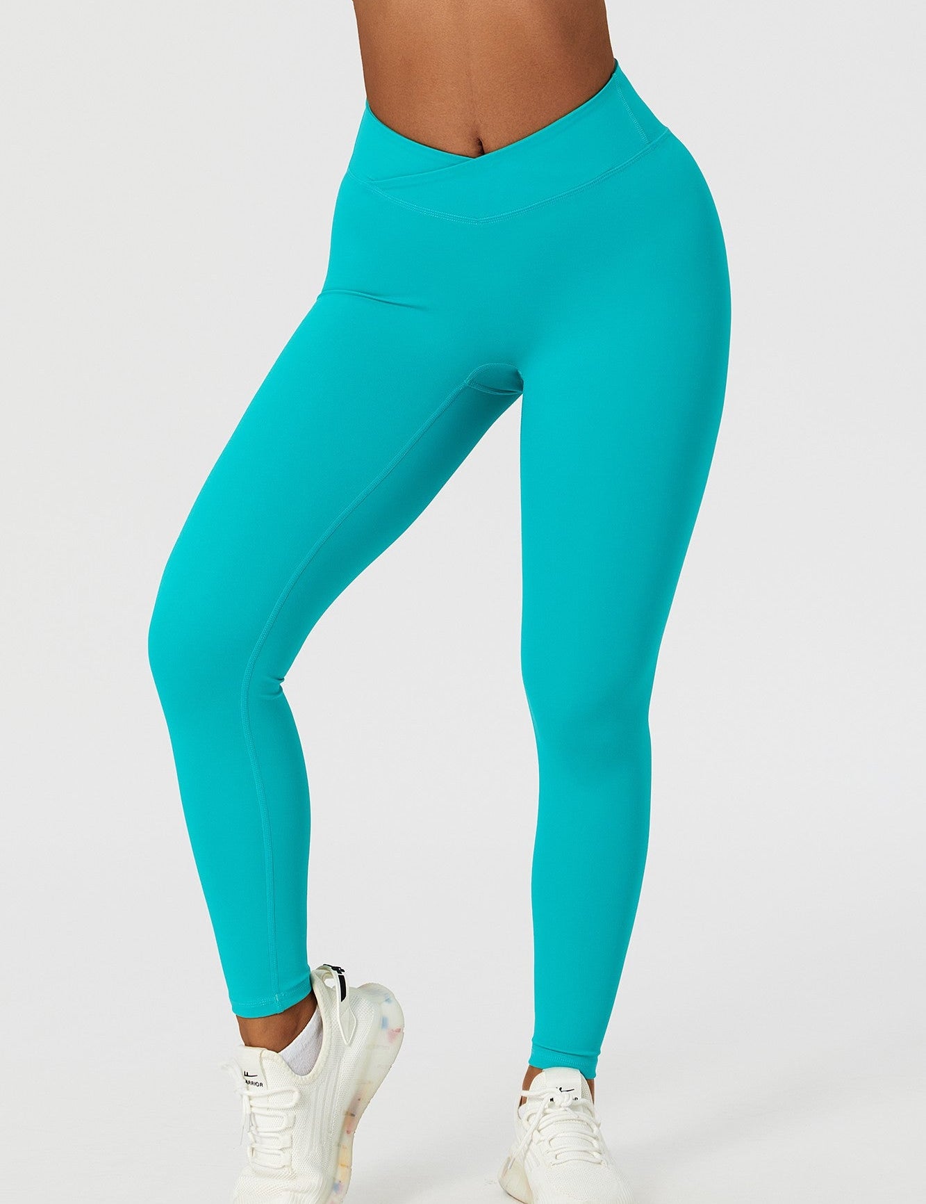 V Cross Waistband Butt-Sculpting Legging by bornfocus