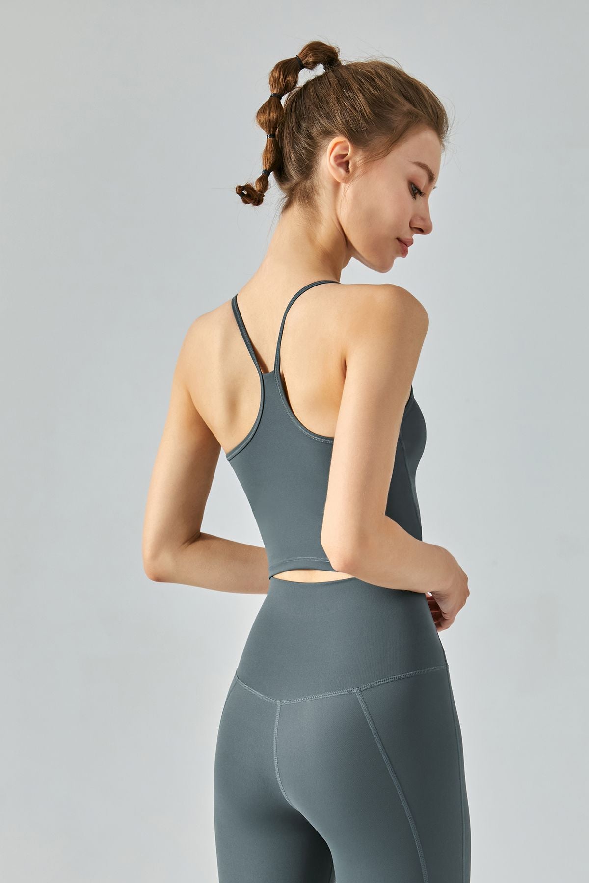 Y-Back Sports Bra & Leggings Activewear Set by bornfocus