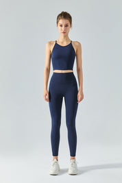 Y-Back Sports Bra & Leggings Activewear Set by bornfocus