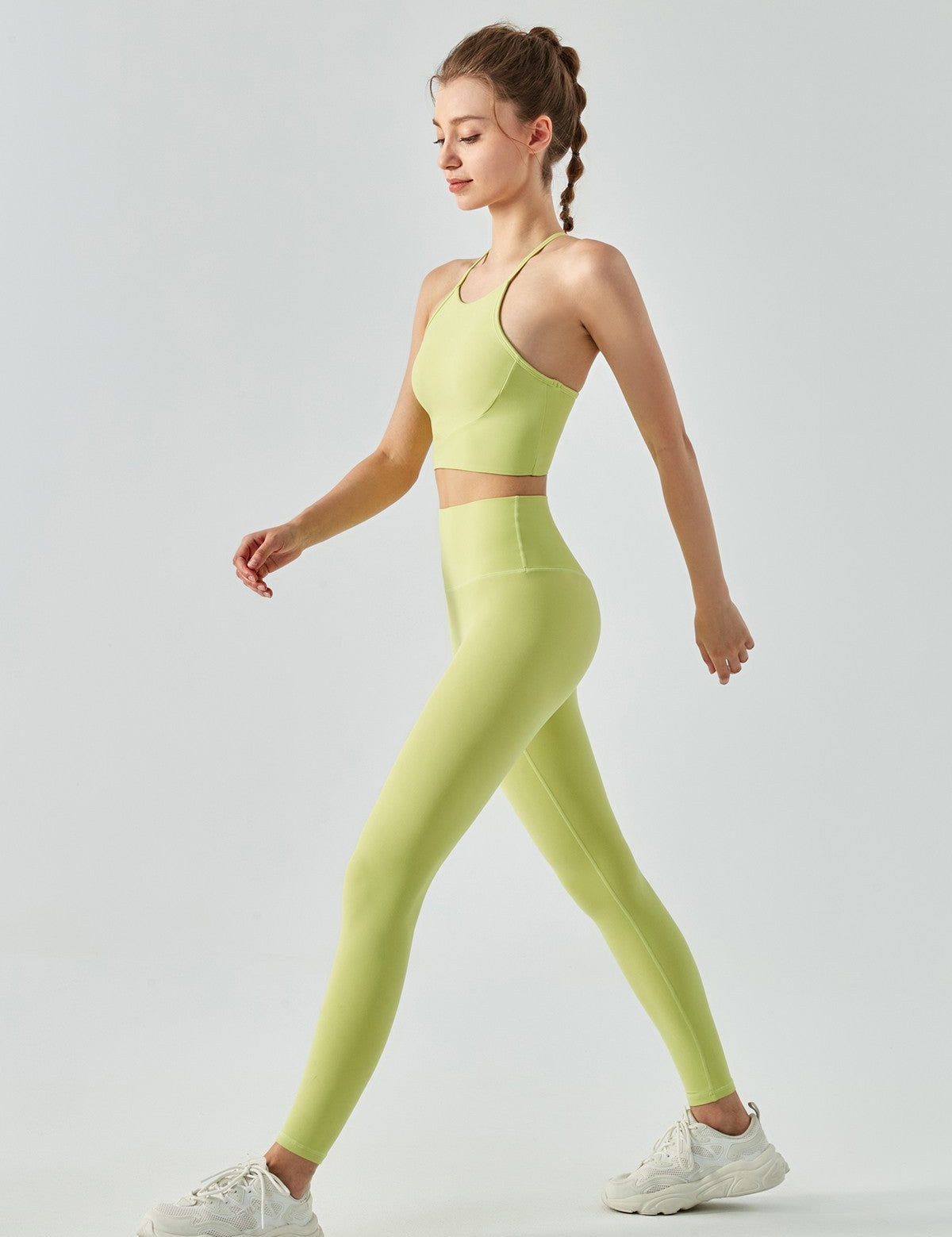 Y-Back Sports Bra & Leggings Activewear Set by bornfocus