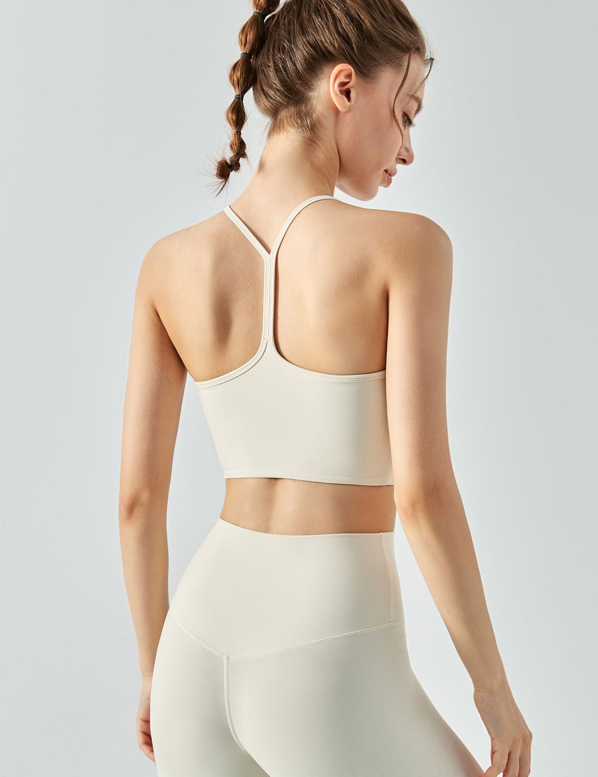 Y Shape Racerback Sports Bra by bornfocus