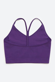 Y Shape Racerback Spaghetti Straps Sports Bra by bornfocus