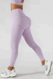 Zip Front Booty Contour Leggings by bornfocus