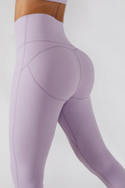 Zip Front Booty Contour Leggings by bornfocus