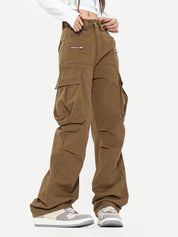 Brown Cargo Pants by bornfocus