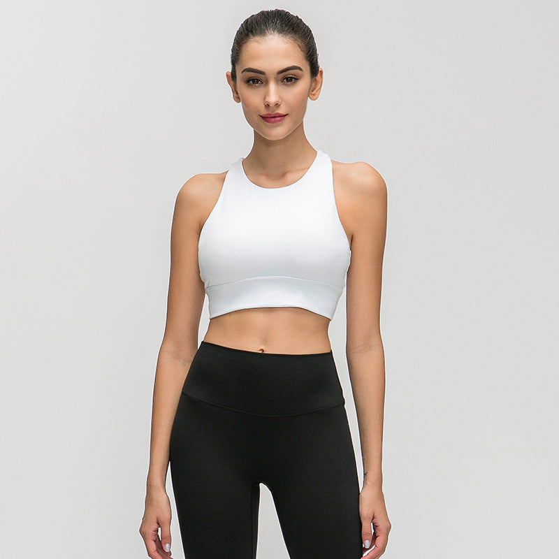 Turtleneck sports bra by bornfocus