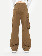 Brown Cargo Pants by bornfocus